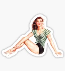 Pinup girl Sticker