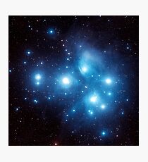 Pleiades Star Cluster Photographic Print