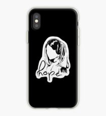 Princess Leia "hope" - black background iPhone Case