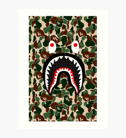 Bape: Art Prints | Redbubble