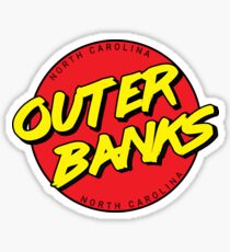 Outer Banks NC Retro Sticker