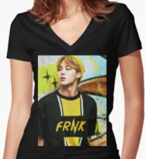 Jimin Women's Fitted V-Neck T-Shirt