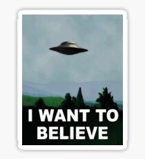 The X Files - I want to believe Sticker