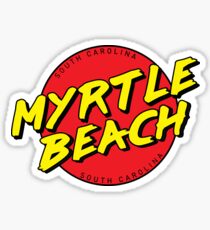 Myrtle Beach SC Retro Sticker