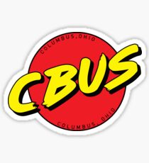 Columbus Ohio Retro Sticker