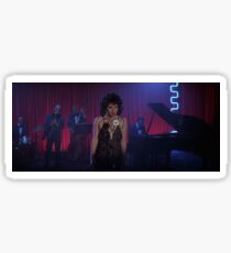 Blue Velvet - Isabella Rossellini On Stage Sticker