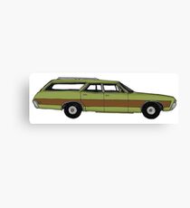 Retro Station wagon Canvas Print