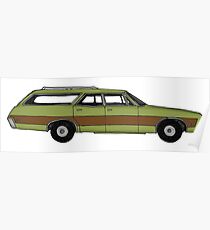 Retro Station wagon Poster