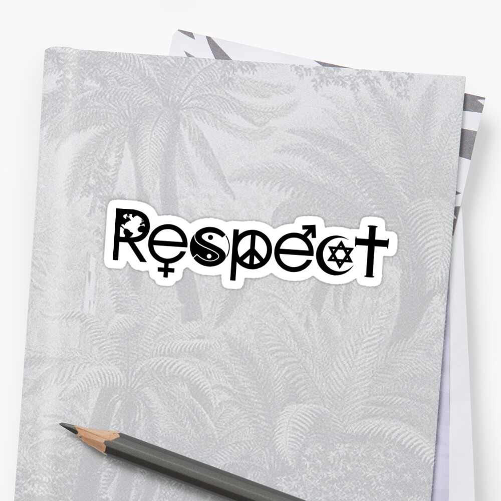 Coexist With Respect Sticker By Jeffest Redbubble