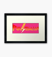 Pulseman (Mega Drive Title Screen) Framed Print