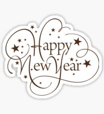 Happy New Year Sticker