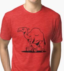 Camel funny funny Tri-blend T-Shirt