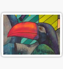 Graffiti Toucan Sticker