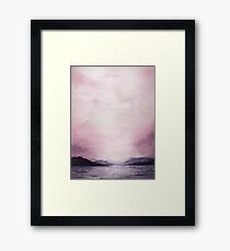 Dusk - Watercolor Framed Print