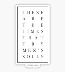 These are the Times Sticker