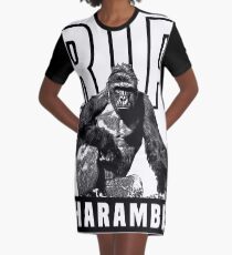 harambe Graphic T-Shirt Dress