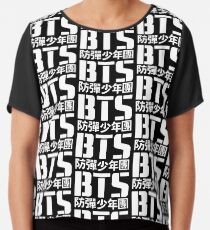 BTS Bangtan Boys Logo / Text 2 Chiffontop