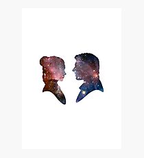 Han and Leia - Galaxy Photographic Print