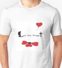 Lest We Forget - Banksy Poppy Unisex T-Shirt