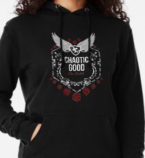 Chaotic Good - Black: Alignment Series Lightweight Hoodie