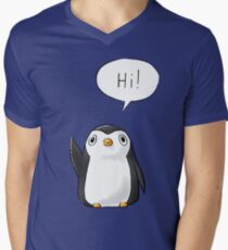 Hi Penguin Men's V-Neck T-Shirt
