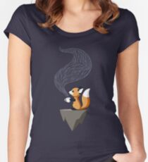 Fox Tea Women's Fitted Scoop T-Shirt