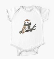 Winter Owl One Piece - Short Sleeve