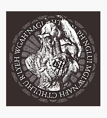 Cthulhu Emblem Photographic Print