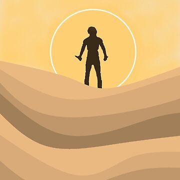 Dune Movie 2020 Fan Art , Sandworm , Arrakis Desert , Morning Sky | Poster