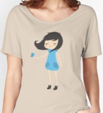 Girl and a Butterfly 2 Women's Relaxed Fit T-Shirt