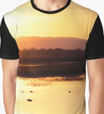 Sunset at the Bird Sanctuary II Graphic T-Shirt