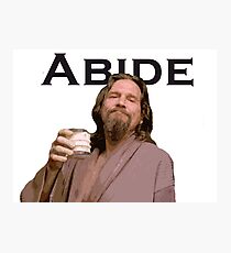 The Dude Shirt Photographic Print
