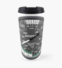 Aviation Air Speed Indicator Travel Mug