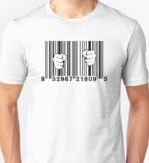 Captured By Consumerism UPC Barcode Prison Unisex T-Shirt