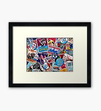WWII Propaganda Posters Framed Print
