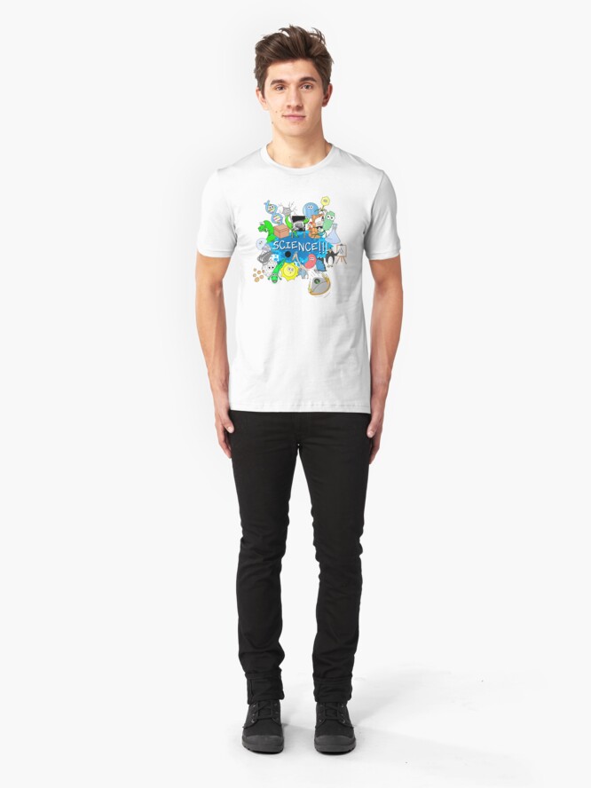 Alternate view of Cute Science Explosion! Slim Fit T-Shirt