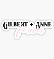 Gilbert et Anne Forever Sticker