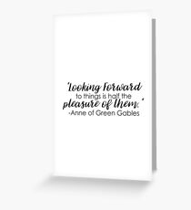Looking Forward Greeting Card