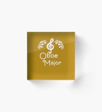 Oboe Major Acrylic Block