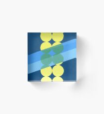 Abstract transparency design #2 Acrylic Block
