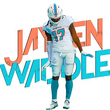 MENS NFL Team Apparel Miami Dolphins JAYLEN WADDLE Football Jersey Shirt  ORANGE