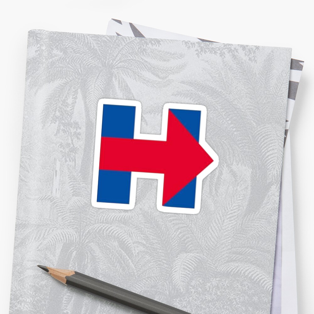 "Hillary Clinton Campaign Logo" Stickers by Nobie Fried Redbubble