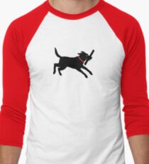 Happy Lab Men's Baseball ¾ T-Shirt