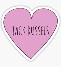 Jack Russel Love Sticker