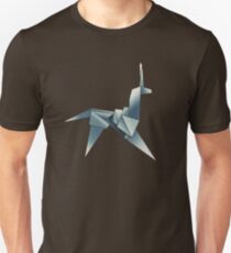 Origami unicorn Unisex T-Shirt