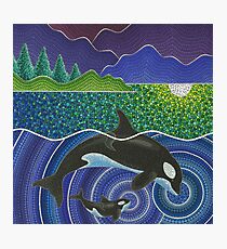 Orca Sonic Love Photographic Print