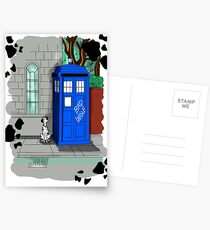 Police Public Call Dog Postcards