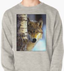 TIMBER WOLF; Vintage Wilderness Print Pullover