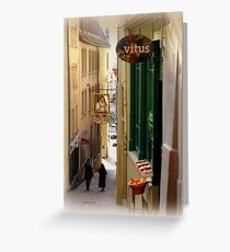 Aelpli Bar in Summer Greeting Card