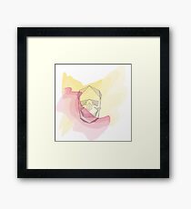 Geometric Skull Framed Print